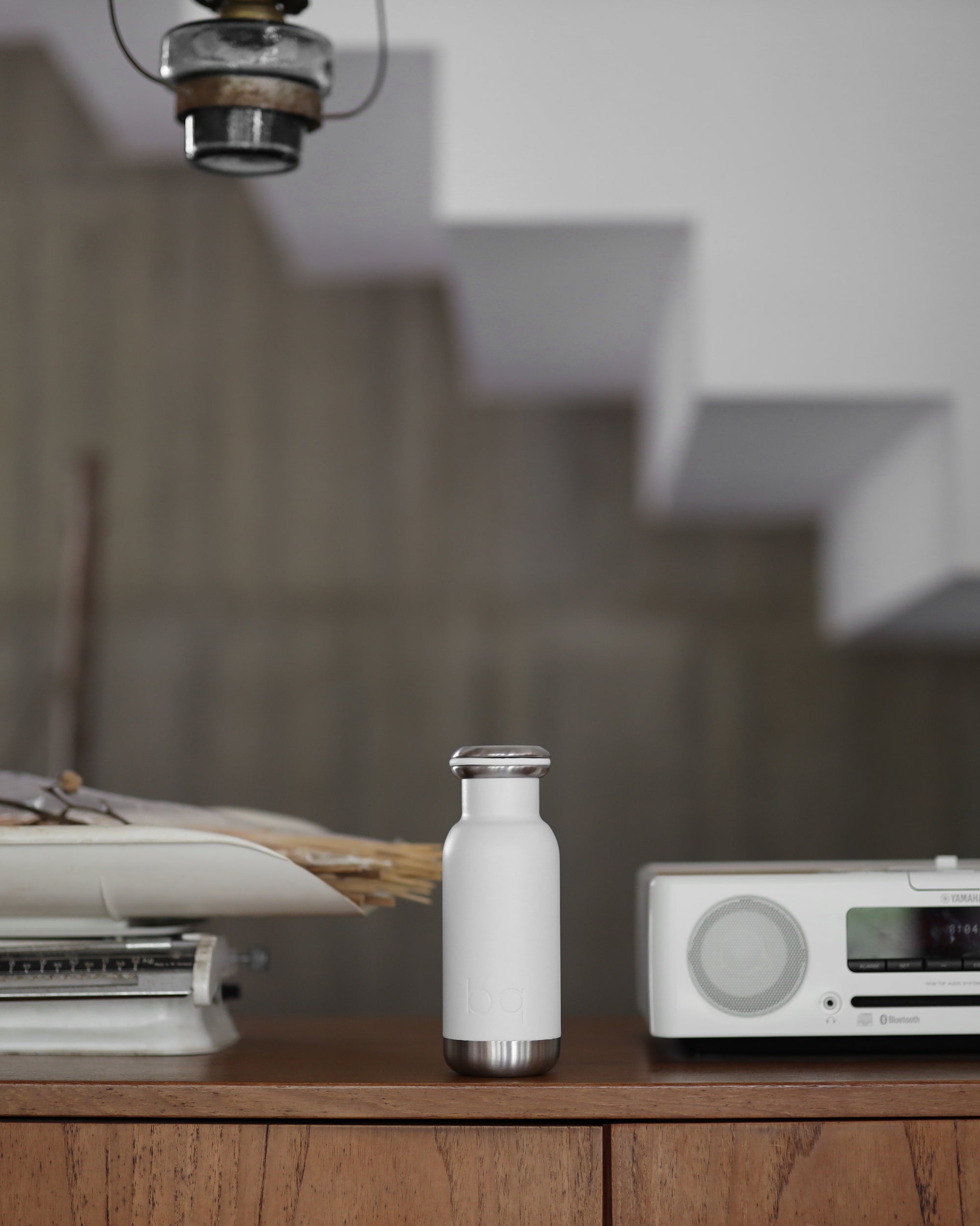 300ml water bottle with home stereo