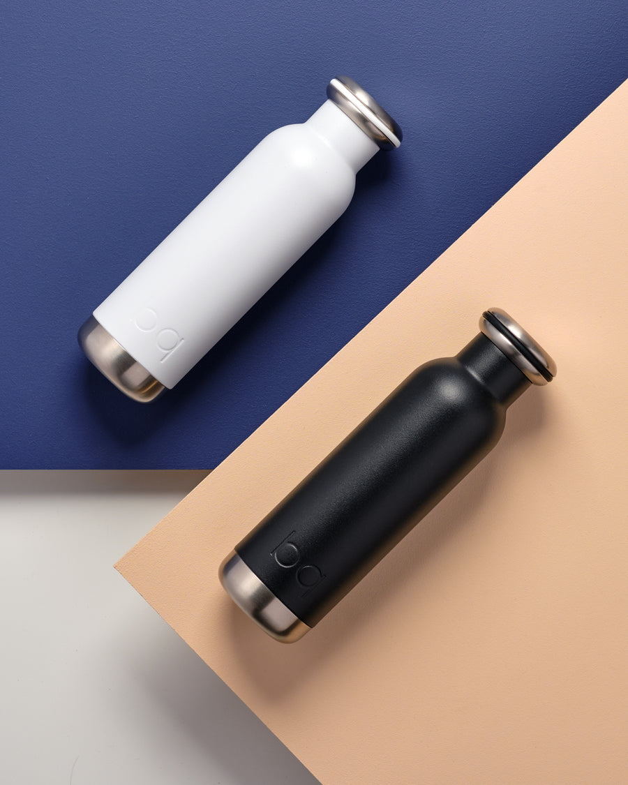 color blocking with 450ml medium size double wall stainless steel bottle