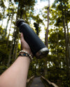 spring break hiking with black water bottle