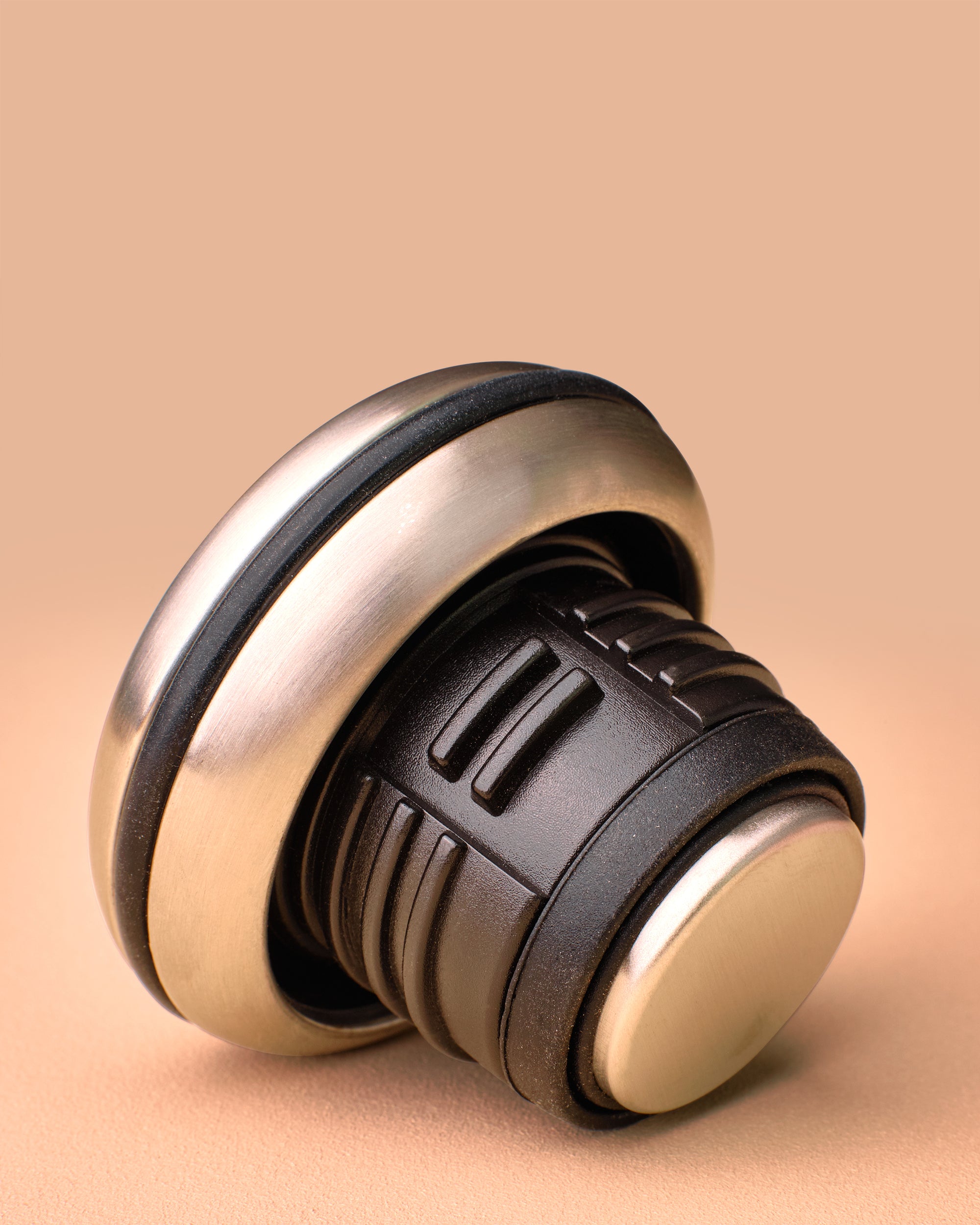 close up black bq bottle cap for 750ml